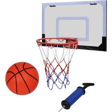 Mini-basketbalset - PVC &amp; Staal - Meerkleurig -