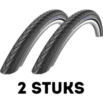 Fietsband - Buitenband - Set van 2 - Marathon Plus antilek 28 x 1.40 (37-622) Zwart