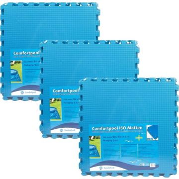 Comfortpool - Voordeelpakket - Zwembad tegels - 15 tegels - 60 x 60 cm - 5,4m²