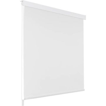 Rolgordijn voor douche 80x240 cm wit