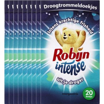 Robijn Droogtrommeldoekjes – Intense Morgenfris - 6 stuks