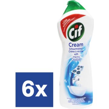 Cif Schuurmiddel Cream Original - 6 x 500 ml