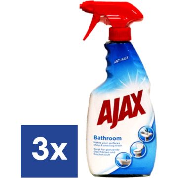 Ajax Optimal 7 badkamer spray - 3 x 750 ml