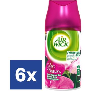 Air Wick Freshmatic Navulling Roze Vlinderbloesem (Voordeelverpakking) - 6 x 250 ml