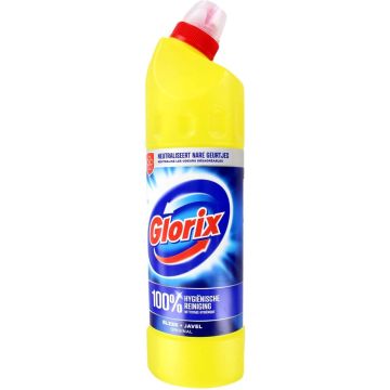 Glorix - Toiletreiniger - Original Bleek/Javel - 100% Hygiënische Reiniging - 750ml x 6