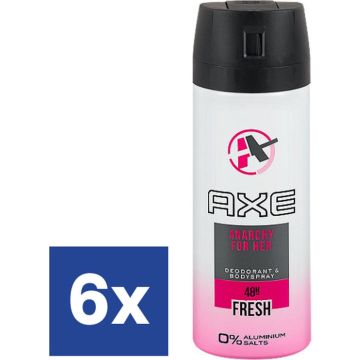 Axe Anarchy For Her Deospray - 6 x 150 ml