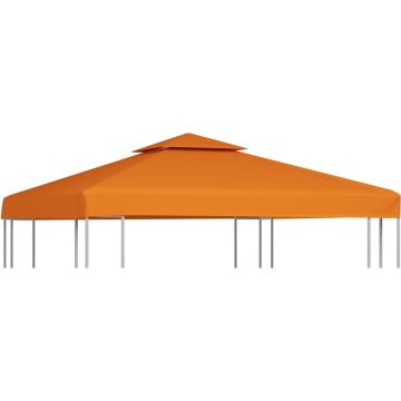 VidaLife Vervangend tentdoek prieel 310 g/m² 3x3 m oranje