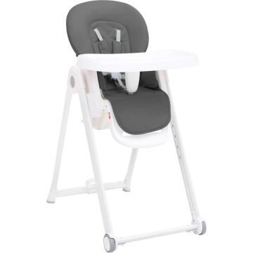 VidaLife Kinderstoel aluminium donkergrijs