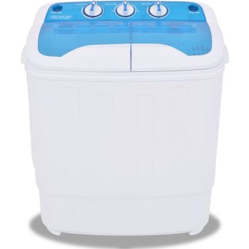 VidaLife Mini wasmachine met dubbele trommel 5,6 kg