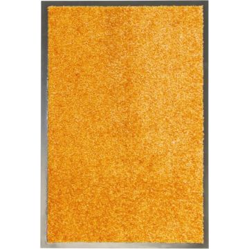 VidaLife Deurmat wasbaar 40x60 cm oranje