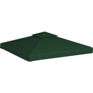 VidaLife Vervangend tentdoek prieel 310 g/m² 3x3 m groen
