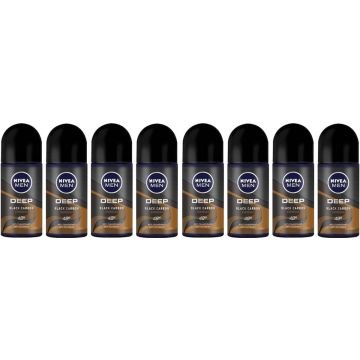 NIVEA Deo Roller Deep Espresso 8 x 50 ml