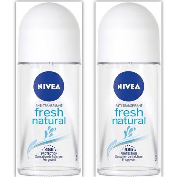 NIVEA Deo Roller - Fresh Natural - 2 x 50 ml