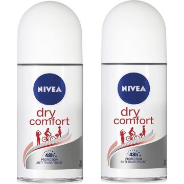 Nivea Deo Roller - Dry Comfort 2 x 50 ml