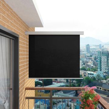 VidaLife Balkonscherm multifunctioneel 150x200 cm zwart