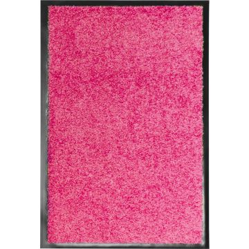 VidaLife Deurmat wasbaar 40x60 cm roze