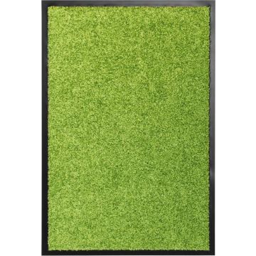 VidaLife Deurmat wasbaar 40x60 cm groen