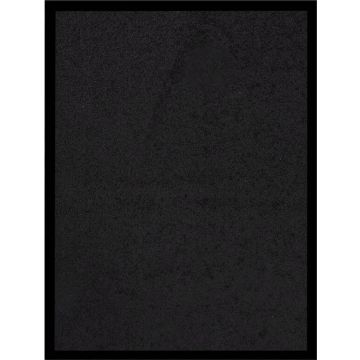 VidaLife Deurmat 40x60 cm zwart
