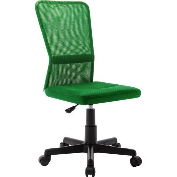 VidaLife Kantoorstoel 44x52x100 cm mesh stof groen