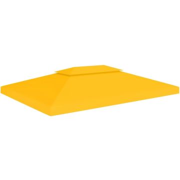 VidaLife Prieeldak 2-laags 310 g/m² 4x3 m geel