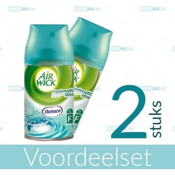 Airwick Nenuco Freshmatic Max (F) luchtverfrisser navulling voordeelset