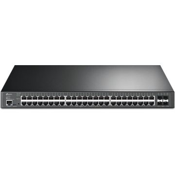 TP-Link TL-SG3452XP netwerk-switch Managed L2+ Gigabit Ethernet (10/100/1000) Power over Ethernet (PoE) 1U Zwart