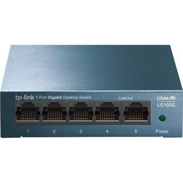 TP-Link LS105G - Netwerk Switch - Unmanaged - 5 poorten - Stalen Kast