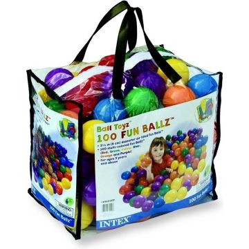 Intex speelballen - Ballen voor in de ballenbak - 8 cm - 100 stuks