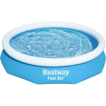 Bestway - Fast Set - Opblaasbaar zwembad inclusief filterpomp - 305x66 cm - Rond