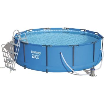 Bestway Opzetzwembad Sirocco Staal Rond 366 Cm Blauw