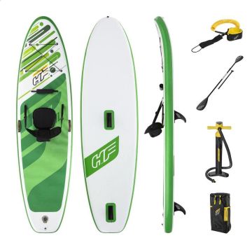 Sup board, kajak set &amp; windsurf sup, paddle board, kano, inclusief pomp en peddel, opblaasbaar