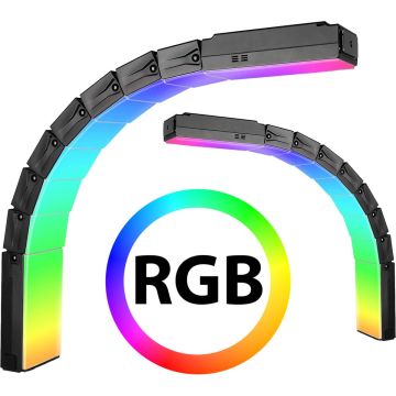 Sirui RGB LED Paneel B25R-D Buigbaar