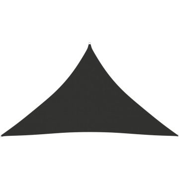 vidaXL Zonnescherm driehoekig 2,5x2,5x3,5 m oxford stof antracietkleurig