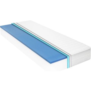 vidaXL Matras 18 cm visco-traagschuim 180x200 cm