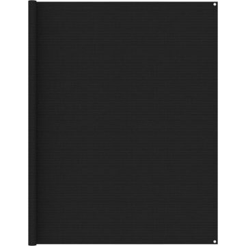 vidaXL Tenttapijt 250x550 cm zwart