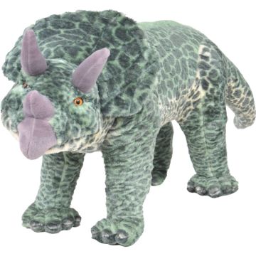 vidaXL Speelgoeddinosaurus staand XXL pluche groen
