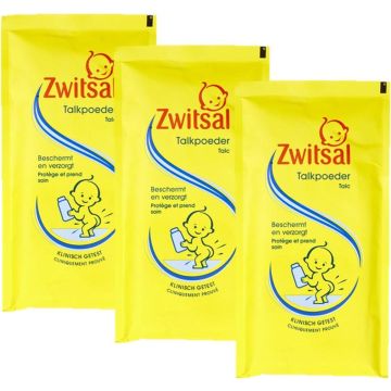 Zwitsal Talkpoeder navulling 3 x 100 gr