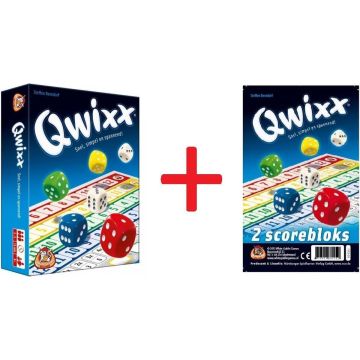 Qwixx set - Dobbelspel - met extra scoreblocks