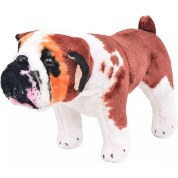 Staande Knuffel Bulldog Hond 53 x 30 cm - Knuffel staand pluche