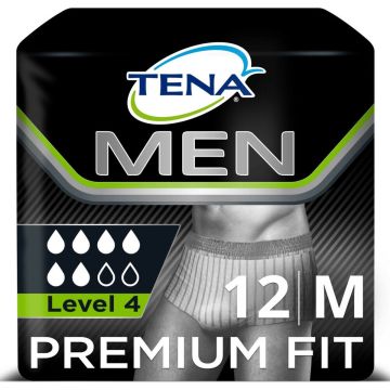 TENA Men Premium Fit Protective Underwear Level 4 - maat M - 12 stuks