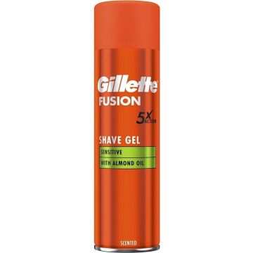 Gillette - Scheergel - Fusion5 - Ultra Sensitive – 3× 200 ml – voordeelverpakking