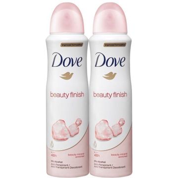 Dove Beauty Finish Deodorant / Anti-Transpirant - 2 x 150 ml