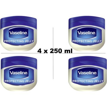 Vaseline Pure Petroleum Jelly Original - Voordeelverpakking 4 x 250 ml