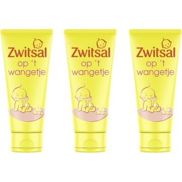 Zwitsal - Gezichtscreme - Op 't Wangetje - 3 x 100ml - Voordeelpack