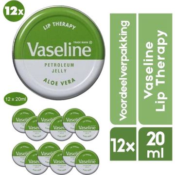 Vaseline Lip Therapy 12 Stuks Aloë Vera