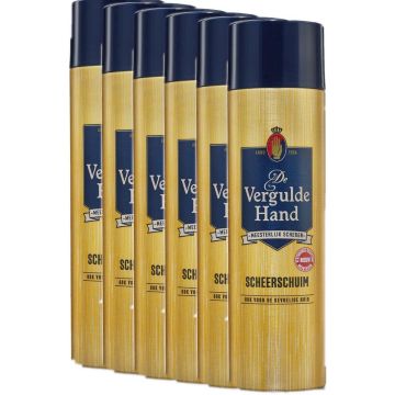 6x De Vergulde Hand Scheerschuim - 6x 250 ml - Voordeel Verpakking