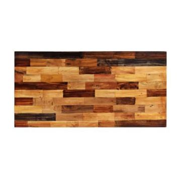 Bartafel 120x60x106 cm massief gerecycled hout (incl. vloerviltjes)