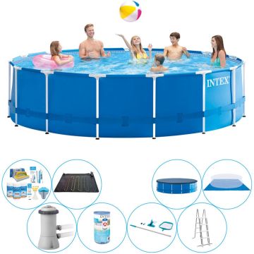 Metal Frame Pool Zwembad Super Deal - 457 x 122 cm