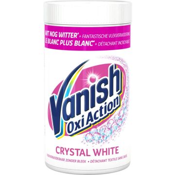 Vanish Oxi Action Crystal White Base Poeder - Vlekverwijderaar zonder bleek - 2 x 1500 gram