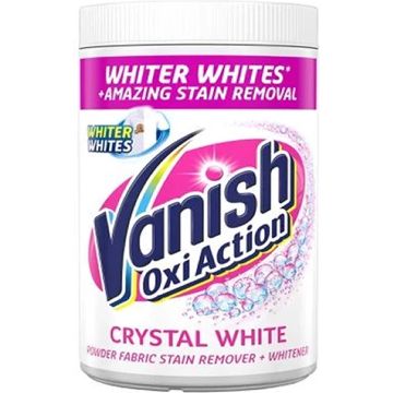 Vanish - Oxi Action - Crystal White - Witte Was Vlekverwijderaar - Whitening Booste Poeder - 940gram